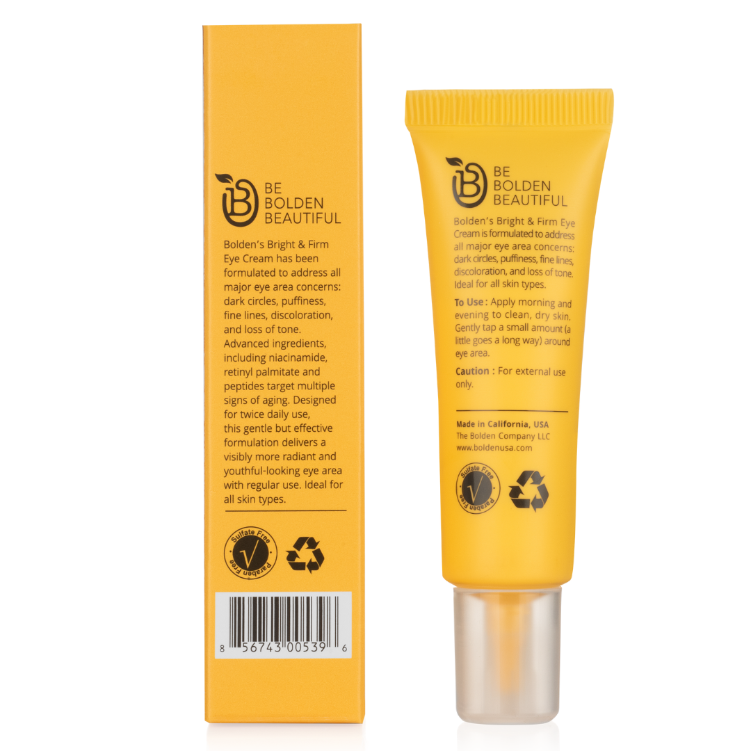 Bolden Bright & Firm Eye Cream Instructions