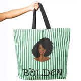 Bolden Carryall Green Tote Bag