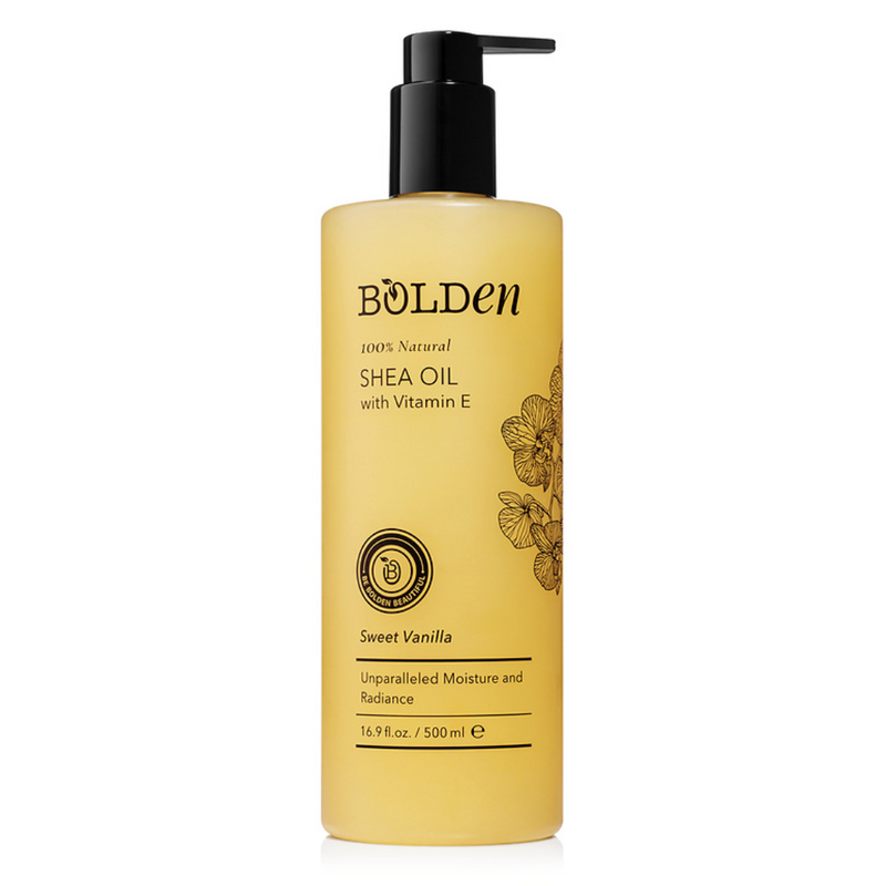 Sweet Vanilla Shea Oil | Moisturizing Body Oil for Dry, Thirsty Skin | 16.9 Fl Oz