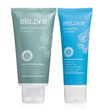 Two Bolden facial cleansers on a white background