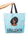 Bolden Carryall Blue Tote Bag