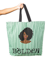 Bolden Carryall Green Tote Bag