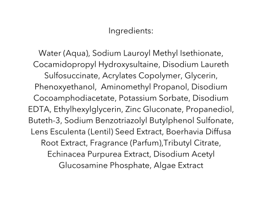 Best Cleanser For Skin Ingredients List